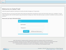 Tablet Screenshot of aerotektps.selectrakonline.com